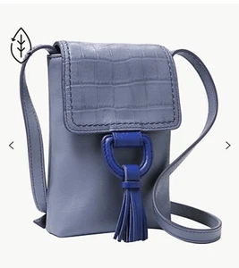 BNWT Fossil Bobbie Crossbody Phone Bag Cowhide ECO Leather Guaranteed Original - Picture 1 of 10