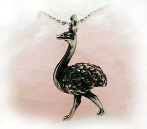 Ciondolo in argento sterling struzzo - Foto 1 di 2