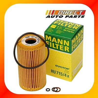 Filtro de aceite OEM BMW Mann-Filter HU 715/4x (Z3, 318i, 318ti, 318is 1999-1996) Foto 1 de 4