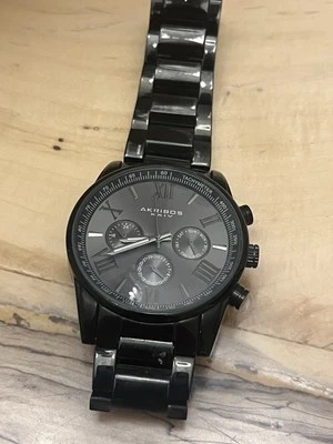 Men's Akribos XXIV AK736 Quartz Multifunction Stainless  W/ Extra Links - Image 1 of 4