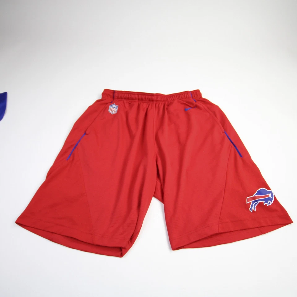 Pantalones Cortos de Práctica Dri-Fit Buffalo Bills Nike NFL On Field Para Hombre Rojo Usado Foto 1 de 1