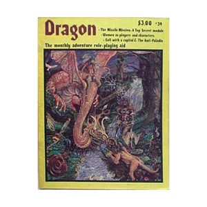 TSR Dragon Magaz  #39 "The Anti-Paladin Missile Mission - Top Secret A Mag Fair - Picture 1 of 1