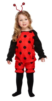 Ladybug Toddler Girl’s Fancy Dress Costume 3 Years, For Parties/ Theme Days - Image 1 of 4