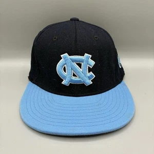 North Carolina Tar Heels Top Of The World Men’s OSFM Black Blue NCAA Fitted Hat - Picture 1 of 8