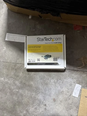 StarTech 1 Port Low Profile PCI Express Serial Card 16550 UART RS232 PEX1S952LP - Image 1 of 3