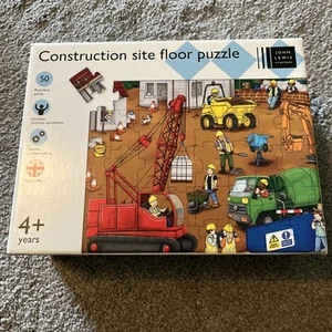 John Lewis Construction Site Floor Puzzle, 50 piece, Age 4+ - Picture 1 of 6