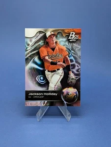 Bowman Platinum 2023 - Top Prospects Jackson Holliday #TOP-97 lámina de hielo (RC) - Imagen 1 de 2