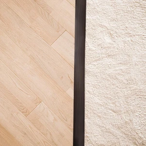 8Ft Floor Transition Strip, 2in Wide Self Adhesive Vinyl Threshold Strip for ... - Picture 1 of 12