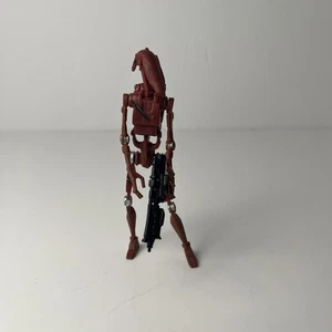 Figura de acción Star Wars Geonosis Red Battle Droid 3,75" pulgadas Hasbro 2002 - Imagen 1 de 6