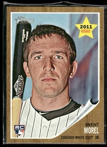 Topps Heritage #426 Brent Morel 2011 impresión corta casi nuevo - Imagen 1 de 2