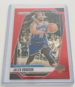 Jalen Brunson 2024-25 Panini Prizm Red Prizm /299 New York Knicks - Bild 1 von 2