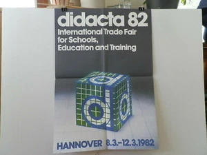 REISEPLAKAT (1982) Didacta Messe - Schulen Bildung (deutsch) MG - Bild 1 von 1