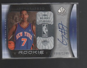 CHANNING FRYE 2005-06 SP AUTHENTIC ROOKIE CARD  AUTO #98   /1299