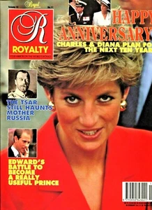 Royalty magazine Vol 10 #11 Aug 1991 Charles And Diana Plan For Next 10 Years - Imagen 1 de 2