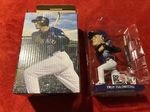 Troy Tulowitzki bobblehead figure Colorado Rockies baseball team Cover