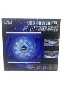 Digital Essentials USB Power LED Cooling Fan Red Blue Green Lights - Picture 1 of 5