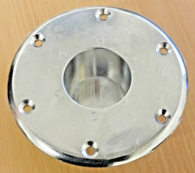  Table Leg Recessed Base - Caravan / Motorhome / HorseBox / Camper Conversion - Image 1 of 4