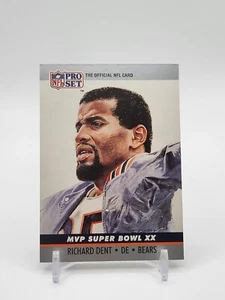 Richard Dent "Super Bowl MVP" MVP COLLECTIBLE 1990 Pro Set #20 Chicago Bears - Picture 1 of 2