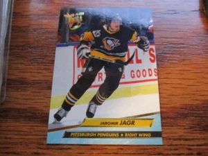 1992-93 Ultra Penguins Hockey Card #164 Jaromir Jagr - Picture 1 of 3