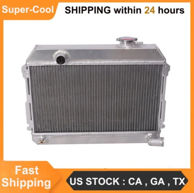 2"Core Thick Fit 68-1973 Nissan/Datsun 510/521/1600/2000 Pickup 1.6L MT Radiator - Image 1 of 4