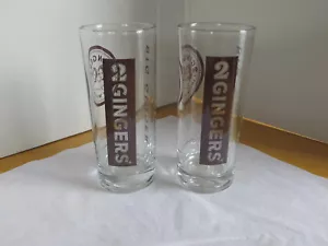 Juego de 2 (2) vasos de cóctel/collins de jengibre para publicidad - Imagen 1 de 1