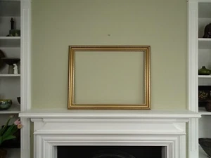 "Cornice interna vintage grande classica oro dorato dorato oro 23,75"" X 18""" - Foto 1 di 5