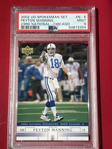 Tough To Find. Peyton Manning 2002 Upper Deck 23rd National PSA 9 Colts Broncos - Picture 1 of 2