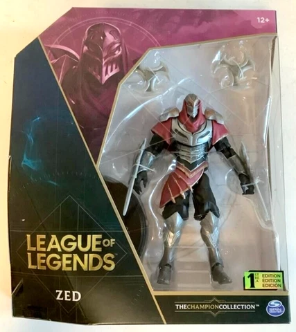 NEW Spin Master 6062261 League of Legends ZED 6" Figure with Accessories Cover