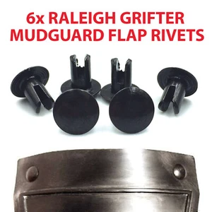 RALEIGH GRIFTER BOXER MUDGUARD FLAP RIVETS SHORT (6x NEW) UK ONLY - Picture 1 of 2