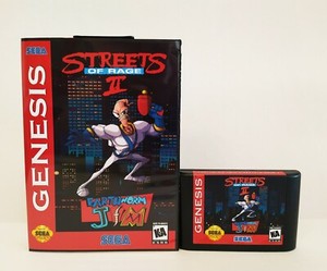 Earthworm Jim in Streets of Rage 2 for Sega Genesis/Mega Drive