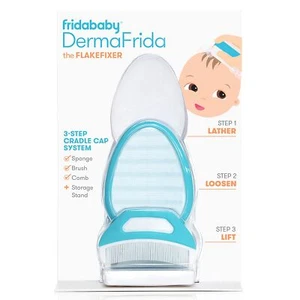 The 3-Step Cradle Cap System di Fridababy | DermaFrida The FlakeFixer | Spugna - Foto 1 di 7