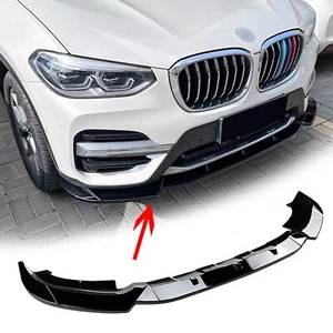 Alerón labial divisor negro brillante negro negro para BMW X3 X4 G01 - Imagen 1 de 12
