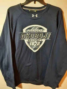 Men's University of Okoboji Sweatshirt (Dark Blue) Under Armour Sz XL--NWOT - Picture 1 of 3