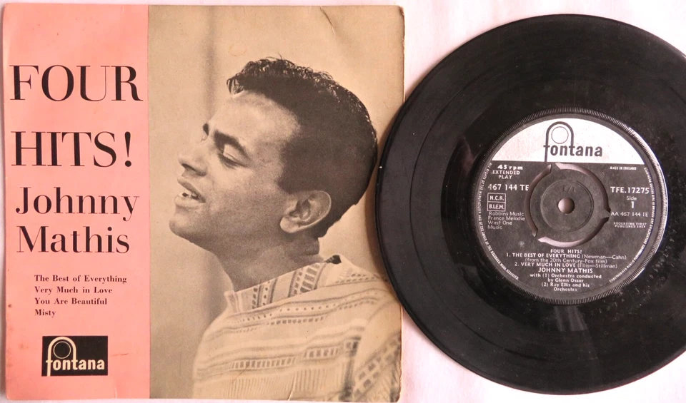 Johnny Mathis – Four Hits!      TFE 17275     VINYL EX - Image 1 of 1