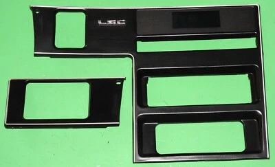 1984-89 Lincoln Mark VII LSC OEM Dash Panel Bezel Assembly - 2pcs. - Image 1 of 4