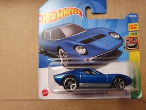 HEISSRÄDER 2022 202/250 '71 LAMBORGHINI MIURA SV NEU AUF KARTE blaue Version - Bild 1 von 2