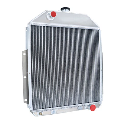 Aluminum 3-Row Radiator For 1942-1952 1950 1949 Ford F1 F2 F3 CHEVY V8 ENGINE. — 第 1/4 张图片