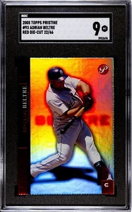 2005 Topps Pristine Adrian Beltre DIE-CUT RED REFRACTOR /66 SGC 9 MINT POP 1 - Picture 1 of 2