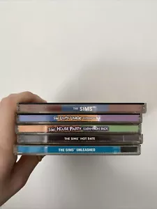 Sims EA Games TESTED - Base + 4 Expansions: Unleashed, Hot Date, HousePty, LivL - Picture 1 of 3