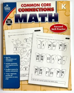 Common Core Connections MATH (for K) Focused Skill Practice (2013 Paperback) - Imagen 1 de 6