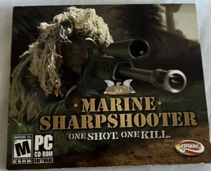Marine Sharpshooter One Shot One Kill PC Game CD Rom Mature Atari Groove - Picture 1 of 6