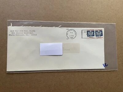 US 1985 Official Cover (32) +Franking #O129 Pair +26C Rate +Uncommon 13C Usage - Image 1 of 3