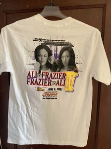 Camisa LAILA ALI vs JACQUI FRAZIER TURNING STONE CASINO 8 DE JUNIO DE 2001 Talla m - Imagen 1 de 4