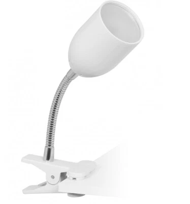 LED Bett Leselampe Klemmleuchte 1,7W warmweiß flexibel Klemmlampe Bettlampe - Bild 1 von 2