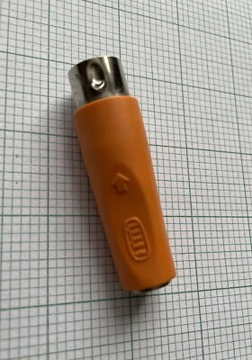 COMPUTER GENDER CHANGER ORANGE ‘501162-0000’ LARGE MALE ROUND to PS2 KEYBOARD - Image 1 of 4