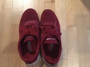 Skechers Mujer Bobs Squad Tough Talk 32504 Rojo Zapatos para Correr Tenis Talla 8 - Imagen 1 de 6