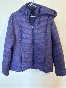 Women’s Purple Puffer Coat Size XL - Picture 1 of 4