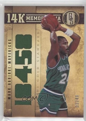 2011-12 Panini Gold Standard 14K Memorabilia /49 Mark Aguirre #44 - Image 1 of 2