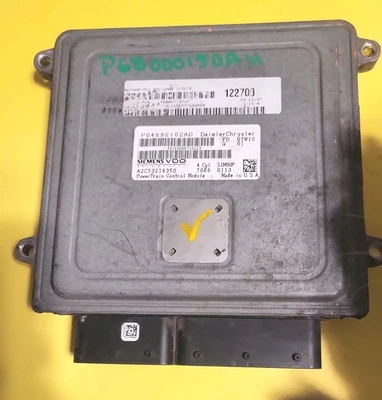 07 2007 Chrysler Sebring Dodge Avenger Engine Computer P68000150AH ECU - Image 1 of 4
