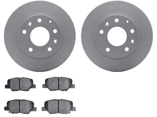 Kit de pastillas de freno trasero y rotor para Mazda 3 Sport DQ561CV 2017-2018 Foto 1 de 1